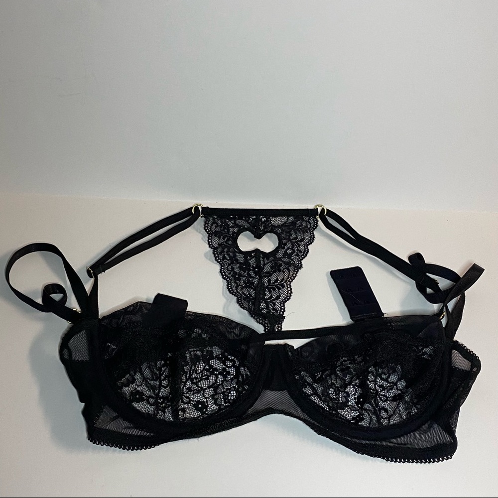 Fashion Nova Black Lace Lingerie Bra
